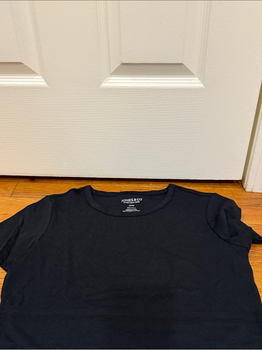 Jones & Co Black Short Sleeve Tee